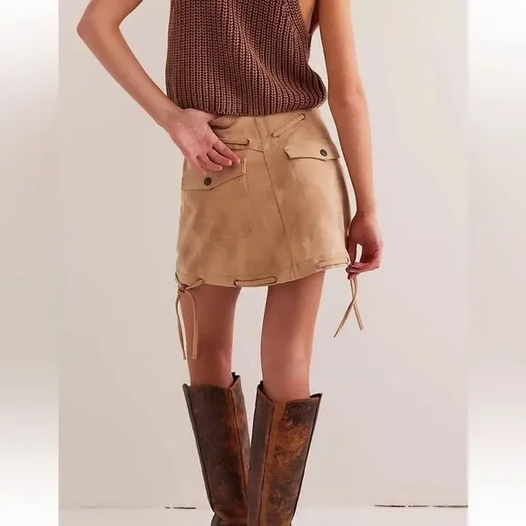 NWOT We The Free Sierra Mini Skirt | Size 0 | Chesapeake - Picture 3 of 12